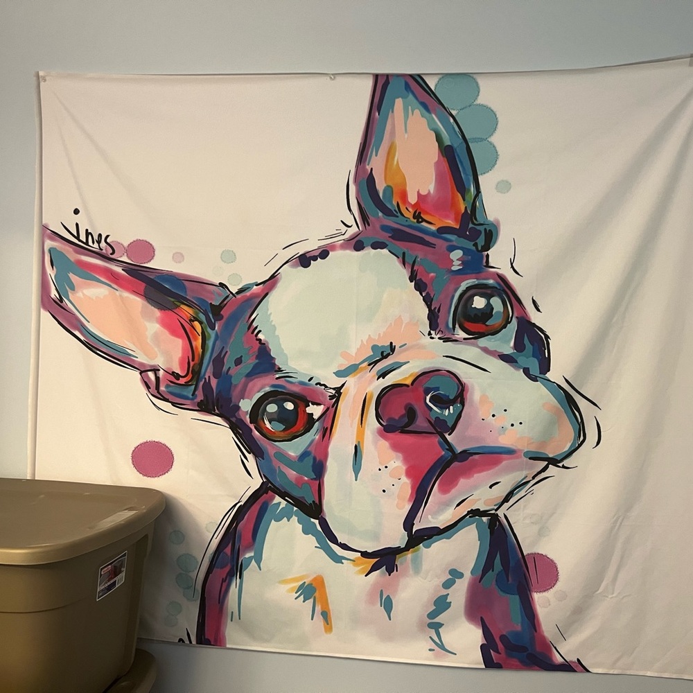 Boston Terrier Tapestry